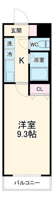 安城市法連町のマンションの間取り