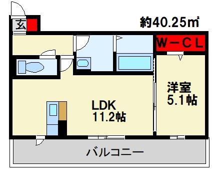 ユーフォリア行橋の間取り