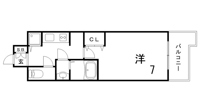 ラヴ神戸三宮の間取り