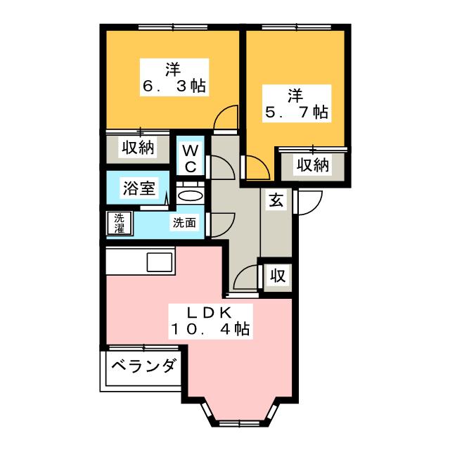 ＣＲＥＡ雅の間取り