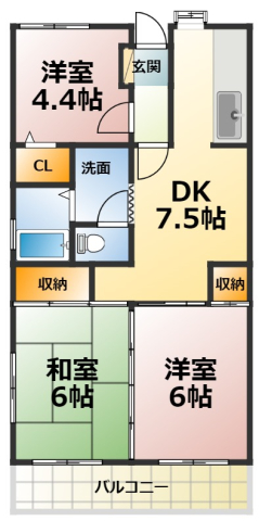 刈谷市宝町のマンションの間取り