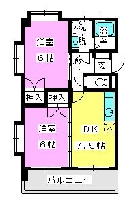 セルバ博多南の間取り