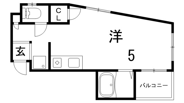 明賢マンションの間取り