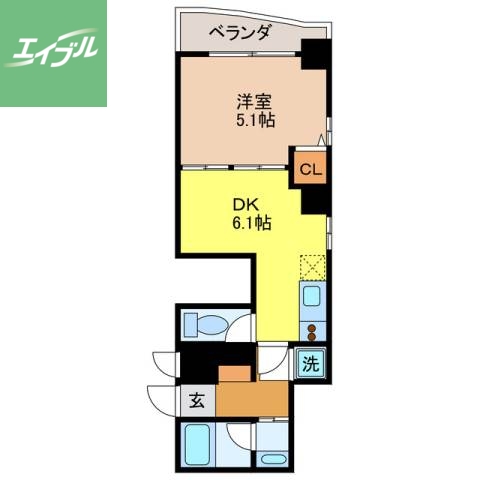 L・FLORE五島町の間取り