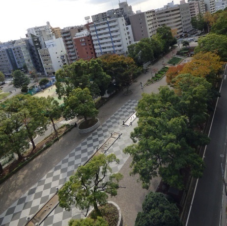 【ザ・パークハビオ横浜関内の公園】