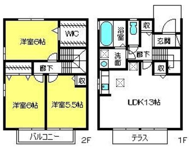 ハーヴェストガーデンＤの間取り