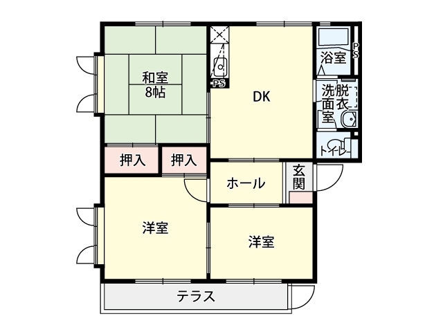 フレグランス仁科の間取り