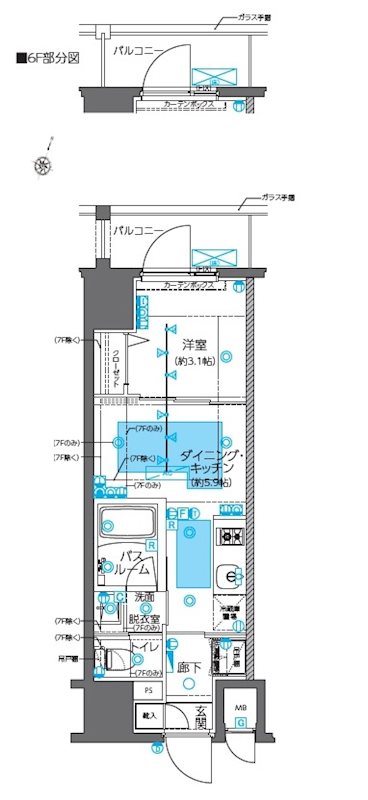 ZOOM神田の間取り