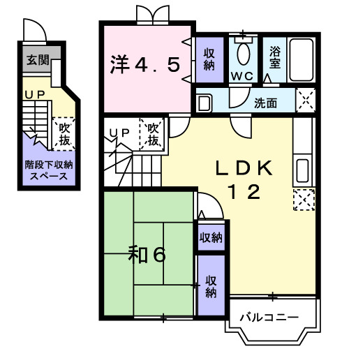 ボヌールの間取り