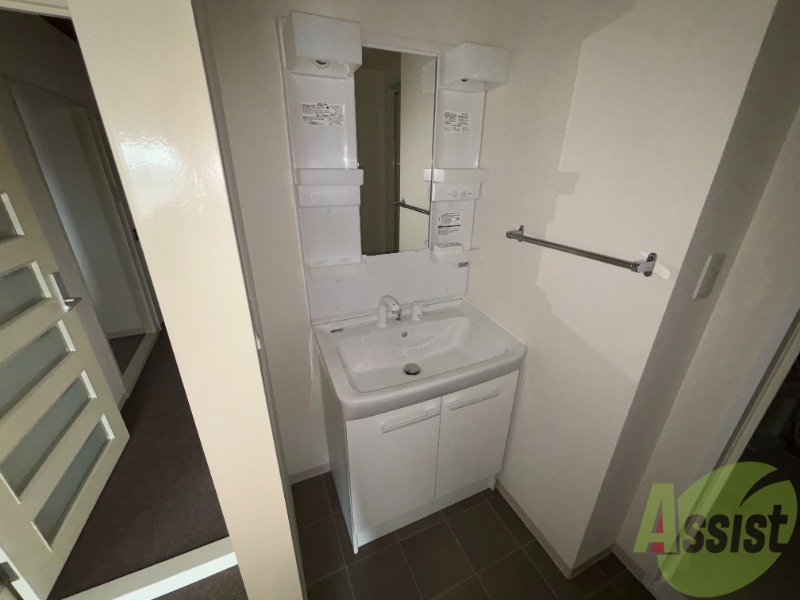 洗面設備　洗面台新設予定