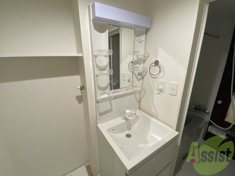 洗面設備　嬉しい独立洗面台、シャンプードレッサー付きです。