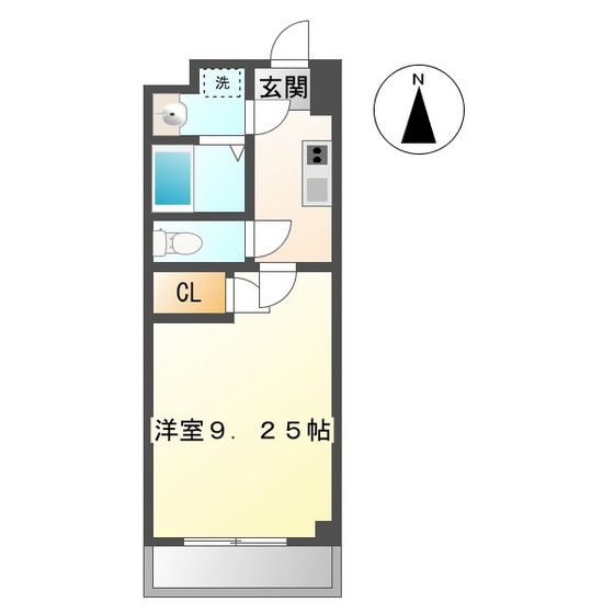 Ｓ－ＦＯＲＴ四日市西新地の間取り