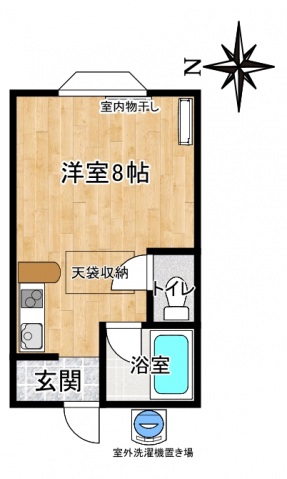 アトムハイツIIの間取り