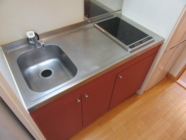 キッチン　電気コンロ2口※同タイプ