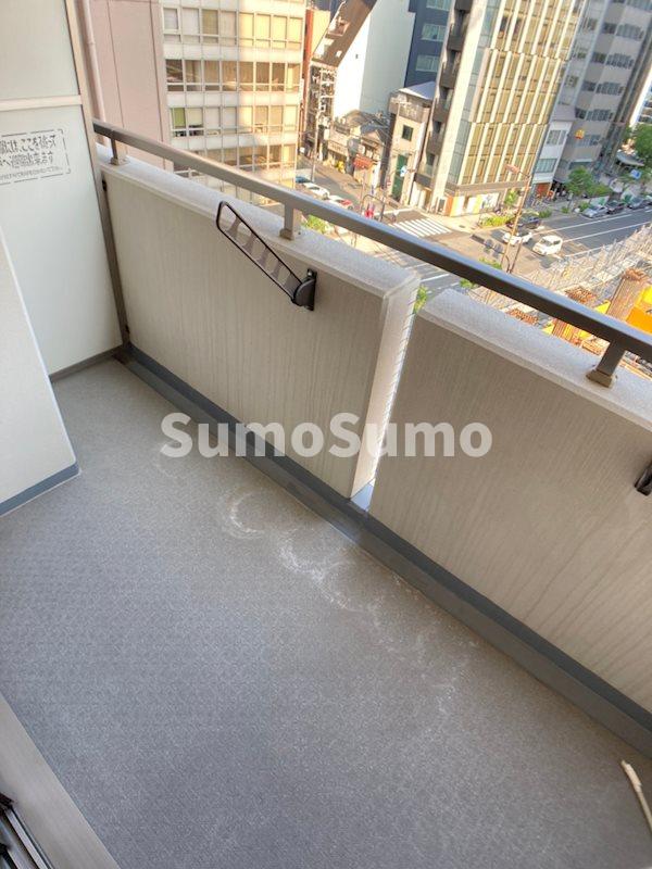 バルコニー　お洗濯にも便利なバルコニー付き