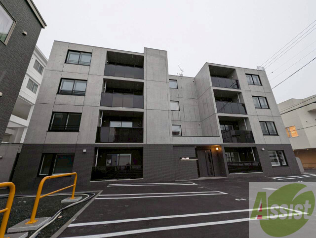 建物外観　札幌市西区西町南２０「アヴレール西町」完成予想パース