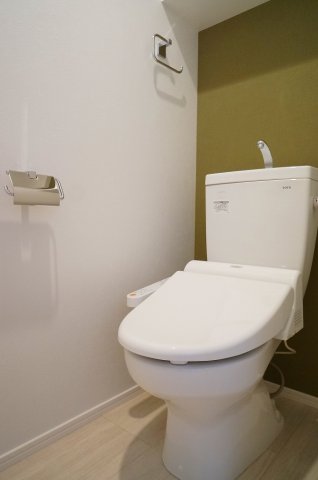 トイレ　ゆったりとした空間のトイレです