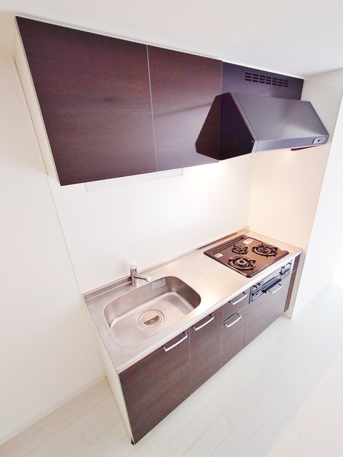 その他設備　３口ガス＋グリル付・システムキッチン