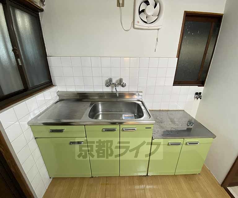 キッチン　ガスコンロ設置可