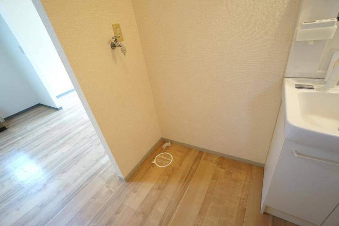 洗面設備　洗濯機置場