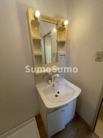 洗面設備　広い洗面スペース