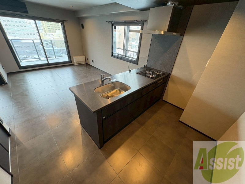 キッチン　システムキッチンなので、すぐお料理に使えます！