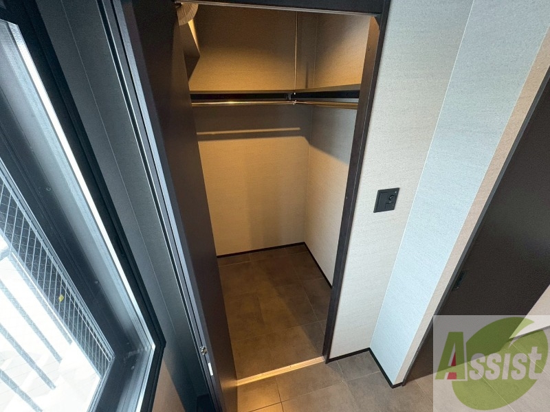 収納　洋室にはクローゼットがあるのですっきり片付きそうです。