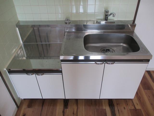 キッチン　ガスコンロが設置出来るキッチンです