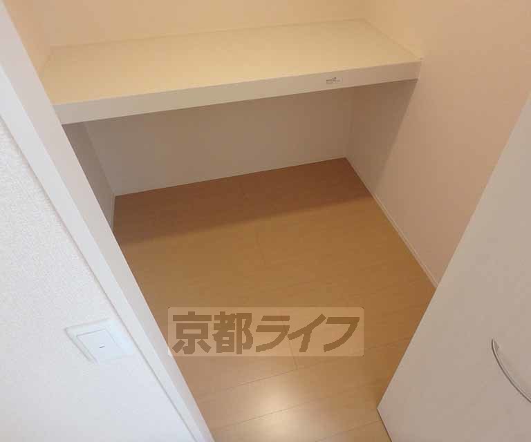 収納　広々した収納です。