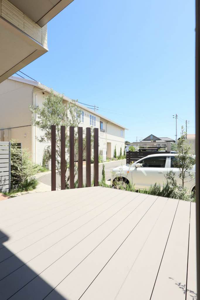 庭　ウッドテラス