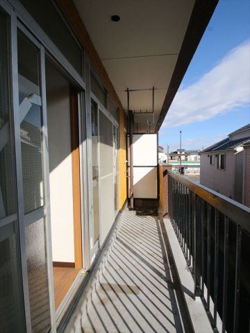 バルコニー　東南向きのバルコニー