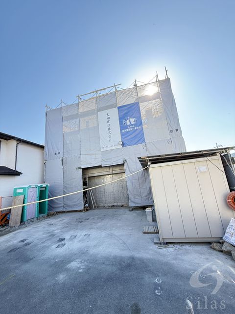 建物外観　建築中