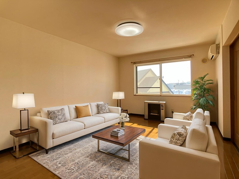 居室・リビング　本画像はCGで作成しており実際に現地に家具は置かれてません。