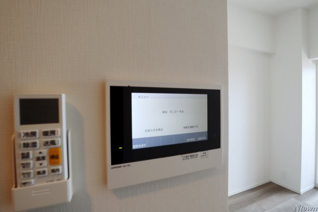 セキュリティ　モニター付きインターホンです