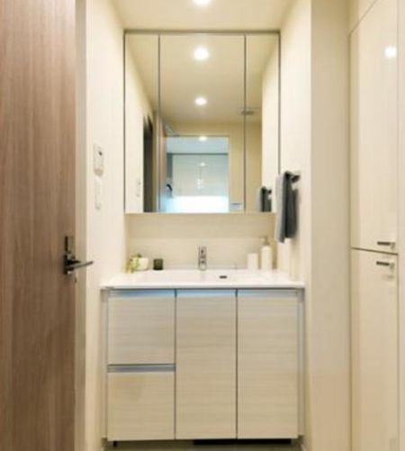 洗面設備　小物は付いておりません