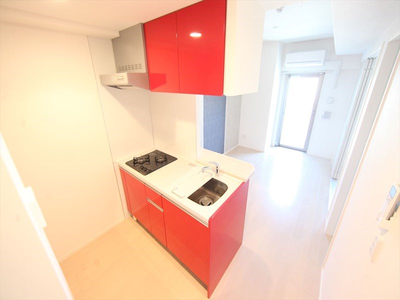 キッチン　システムキッチン（ガス2口コンロ付）カウンターキッチン