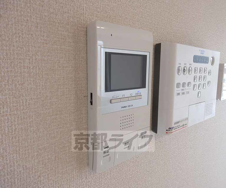 セキュリティ　モニター付きで安心です！