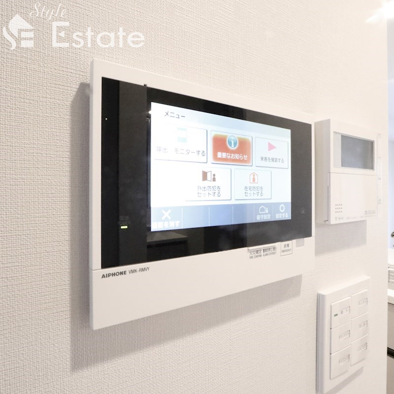 セキュリティ　モニター付きインターホン