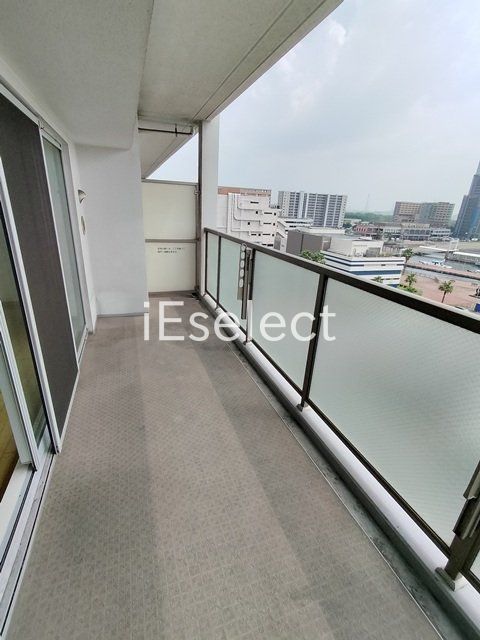 バルコニー　風通しの良いバルコニー。