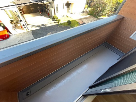 バルコニー　※別部屋の写真です