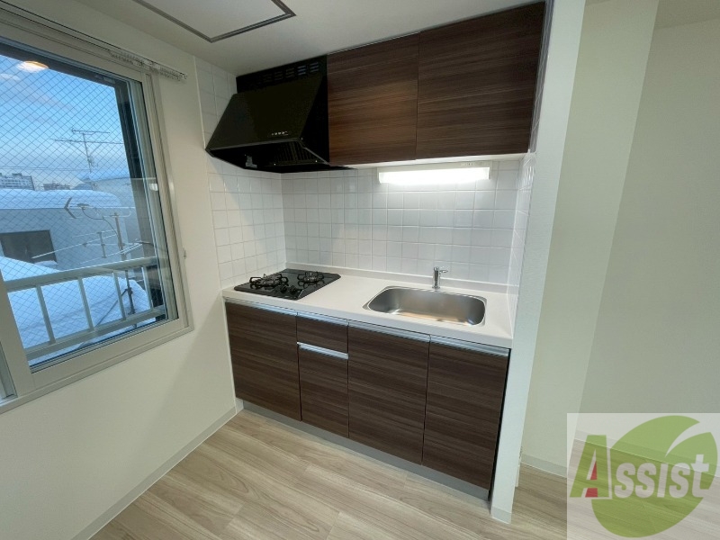 キッチン　システムキッチンなので、すぐお料理に使えます！