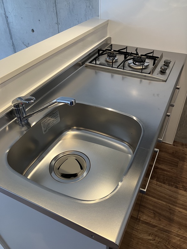 キッチン　シンプルな清潔感のあるキッチンです！