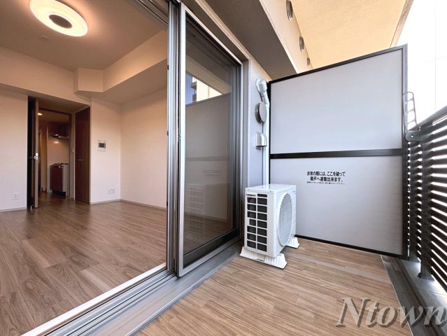 バルコニー　落ち着いた時間を過ごせるバルコニーです