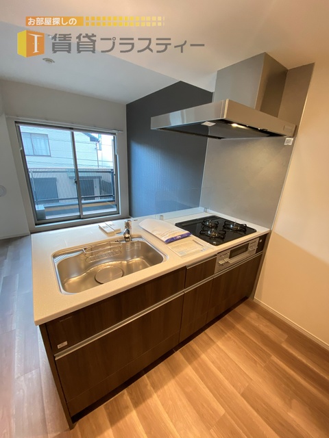 キッチン　会話が弾むカウンターキッチンです。