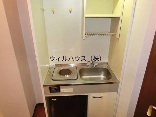 キッチン　１口コンロ！