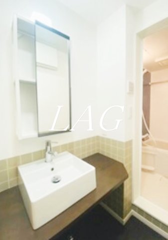 洗面設備　洗面台です。