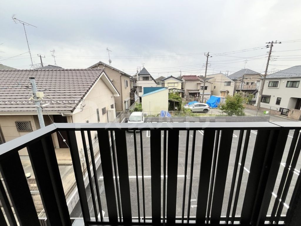 眺望　2階バルコニーから