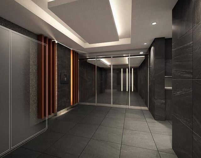 エントランス　分譲タイプです