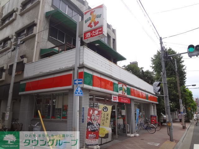 コンビニ　サンクス台東松が谷店（コンビニ）まで310m
