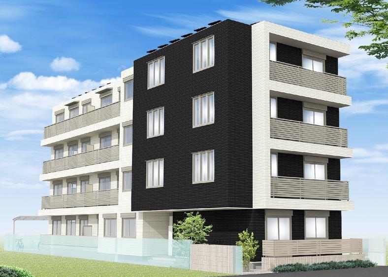 建物外観　外観完成予定図となります。